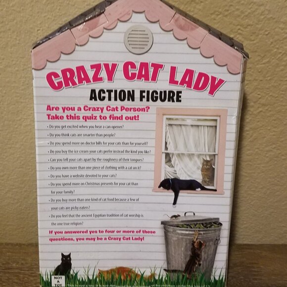 Crazy Cat Lady Action Figure - Picture 2 of 2
